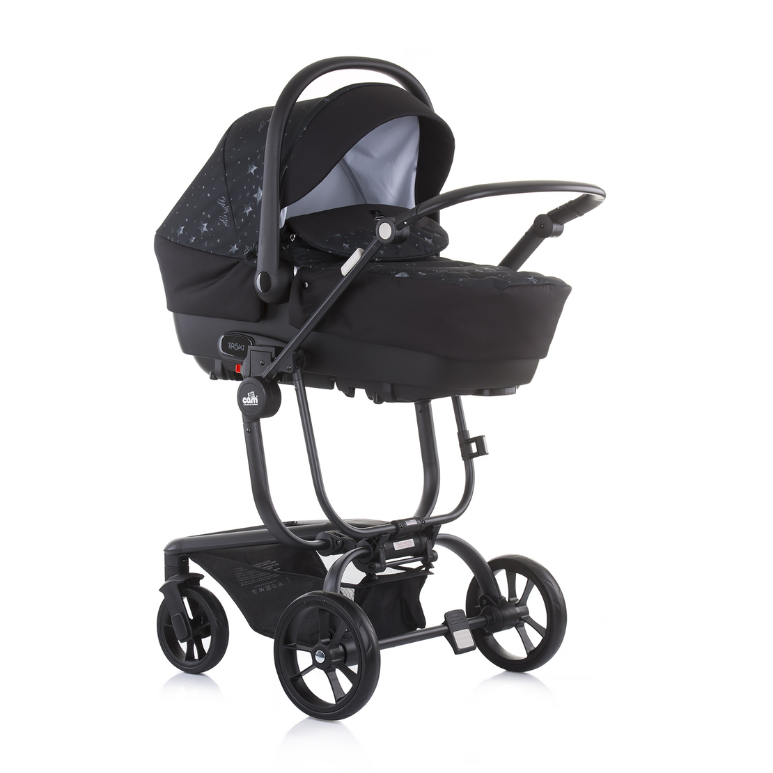 CAM  Количка 3 в 1 Taski Sport 888 Графит на Звезди