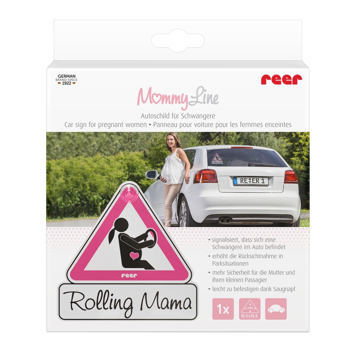  Автомобилен знак за бременни жени Reer MommyLine 88014 