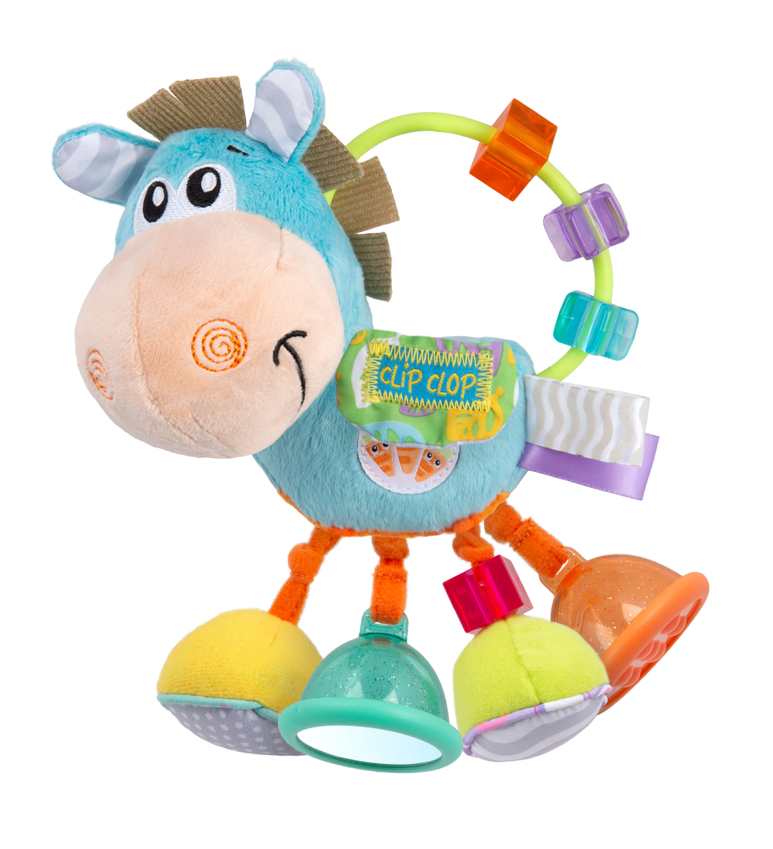 PLAYGRO ДРЪНКАЛКА КОНЧЕ ХОП ТРОП ЦВЯТ СИН  3М+