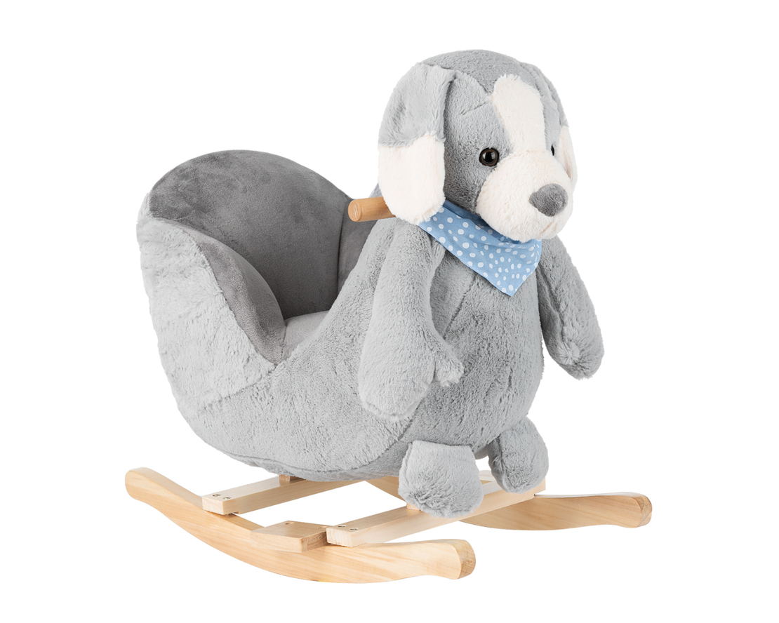 KikkaBoo Люлка със седалка Grey Puppy