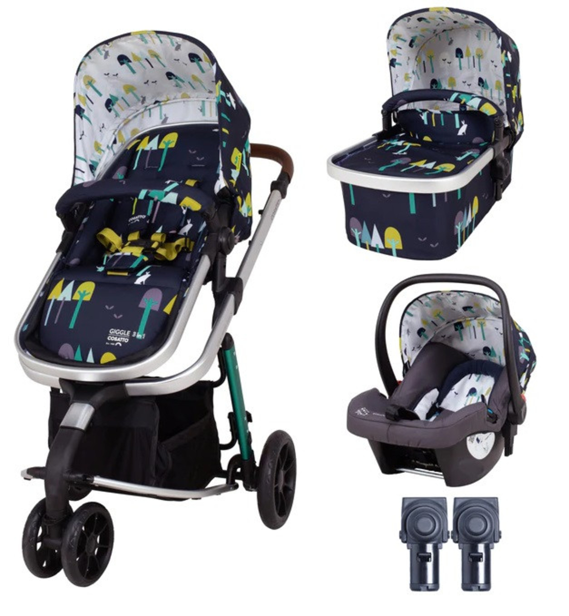 Количка Cosatto Giggle 3в1 CT5038 WILDERNESS INK