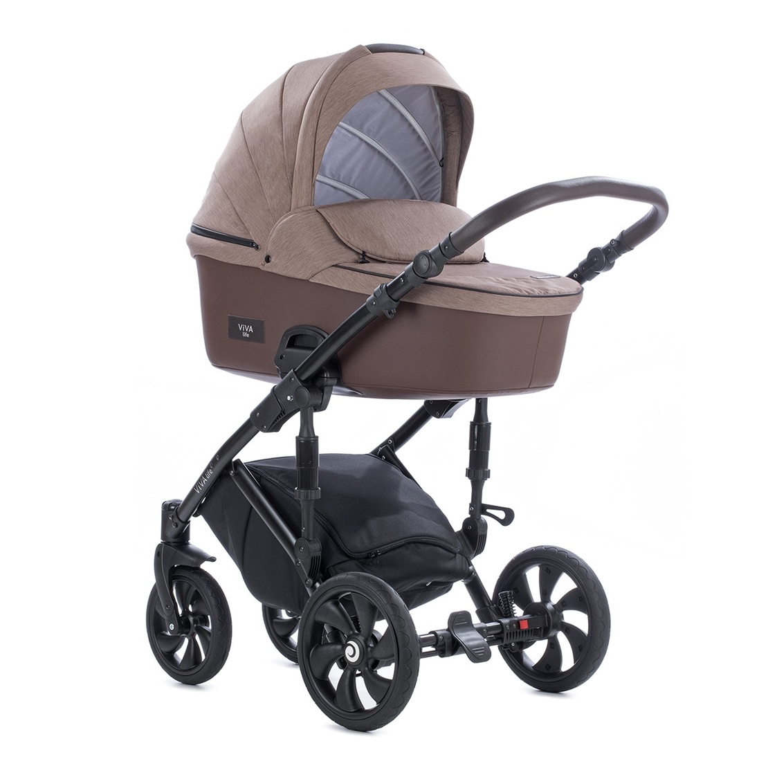 Tutis Viva 4 Deep Taupe 078 Комбинирана Детска Количка 2 в 1