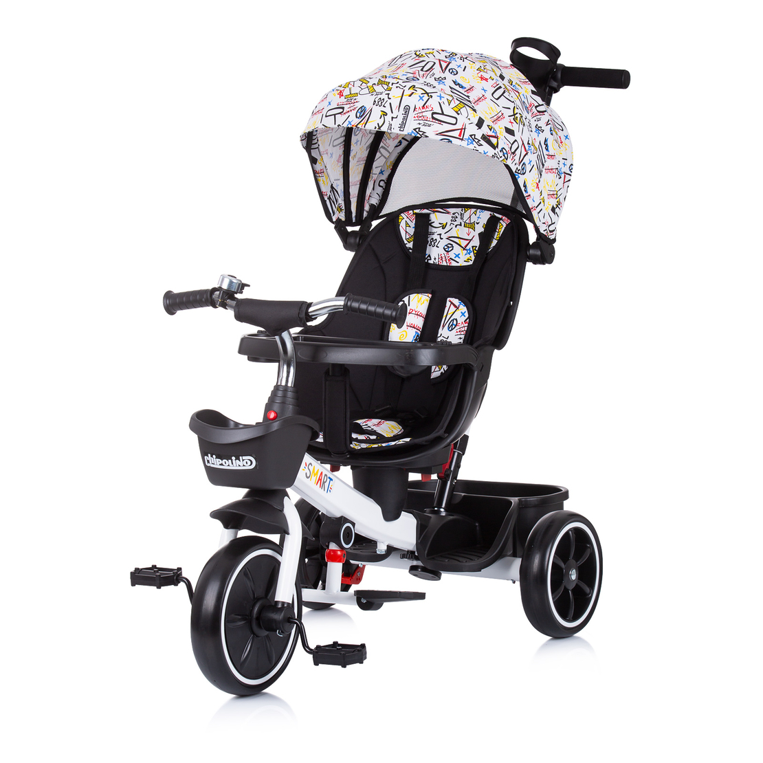 Chipolino Триколка със Сенник Smart Бяла