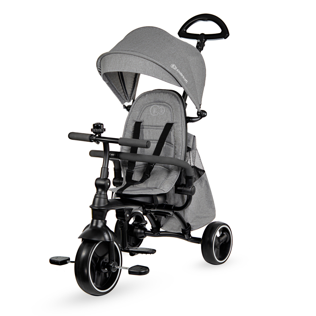  Триколка KinderKraft Jazz, 4в1, Сива 