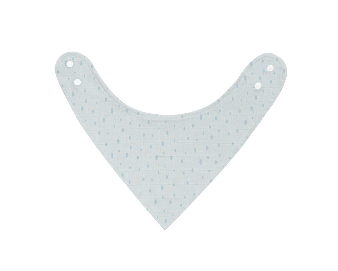 KikkaBoo Муселинов лигавник Dots Blue