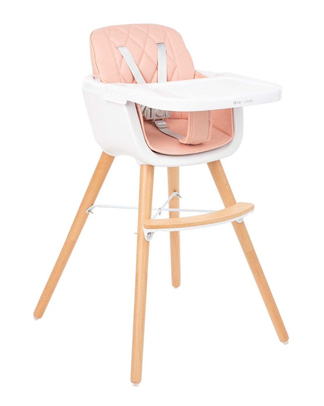 Стол за хранене 2в1 Woody Pink