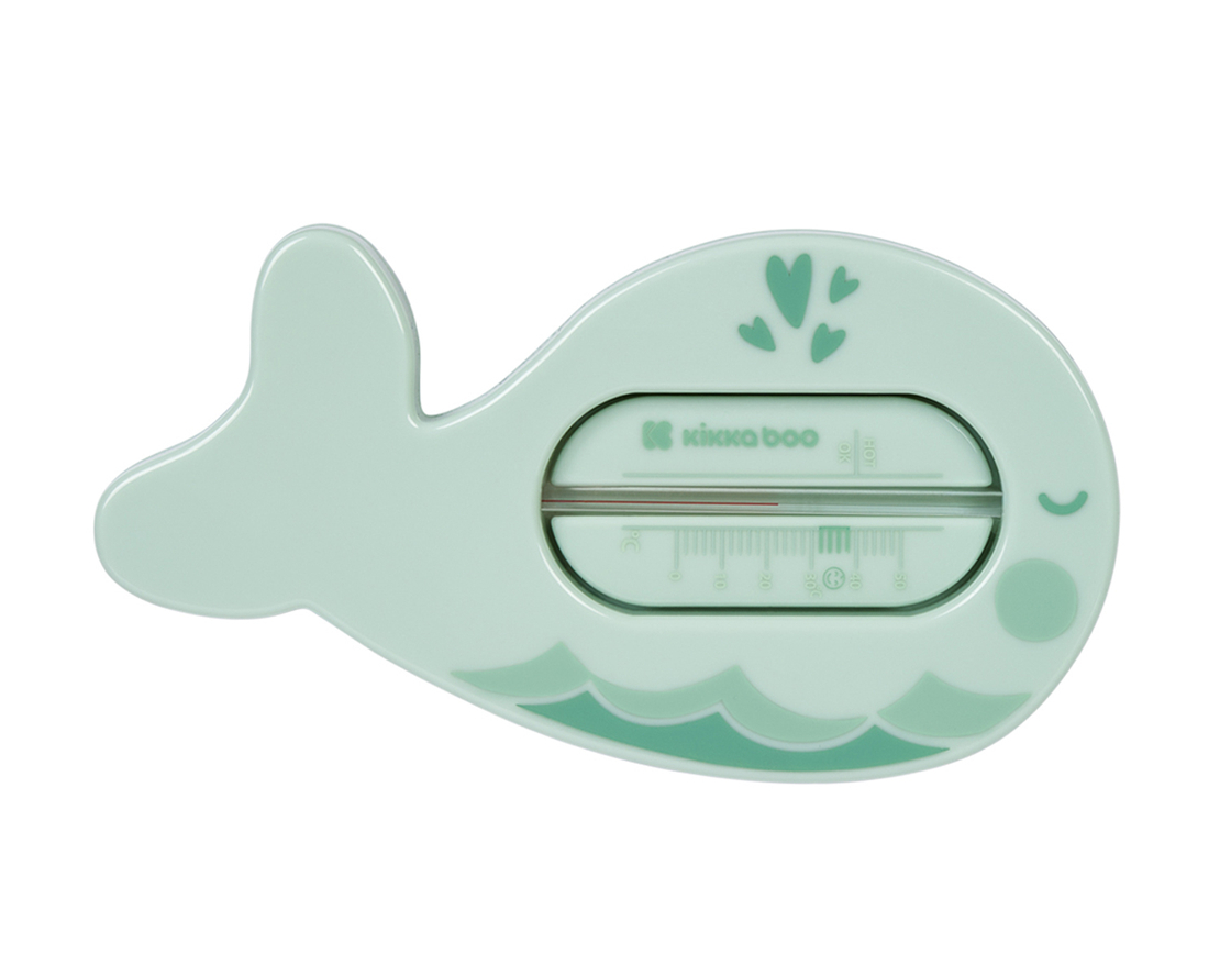 KikkaBoo Термометър за Вода Whale Mint