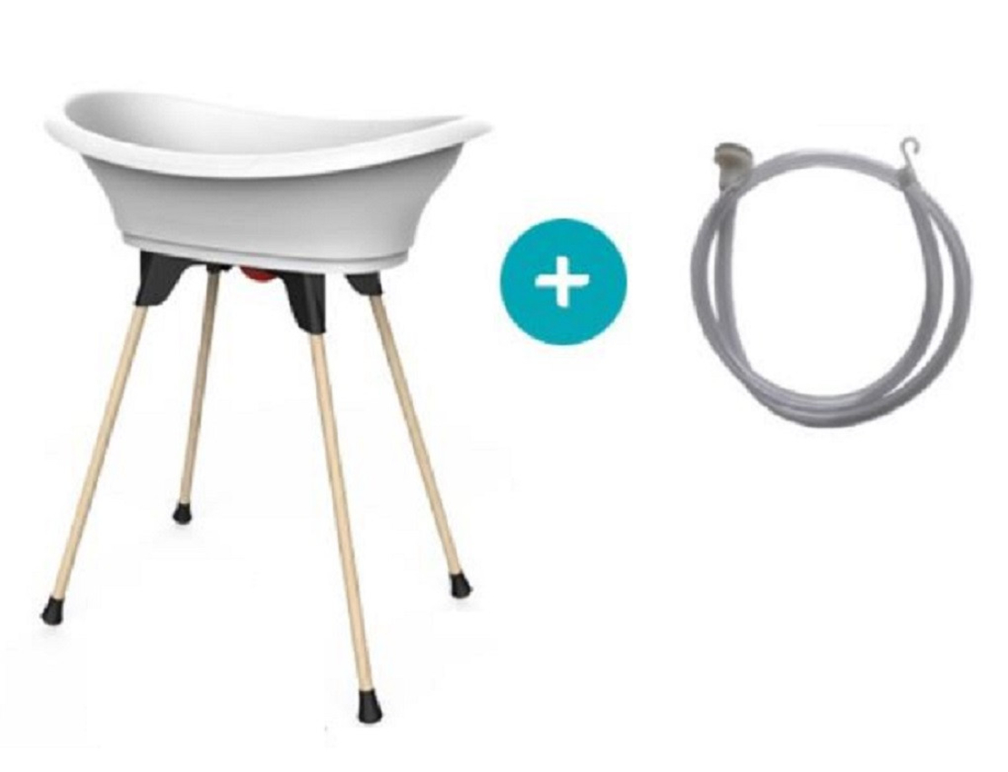  Вана със стойка за баня Thermobaby VASCO, Бяла 