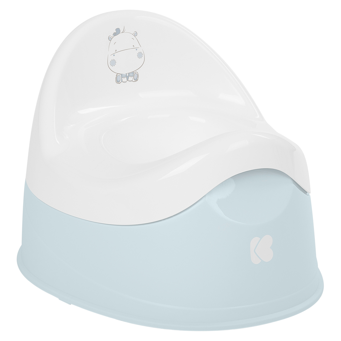 KikkaBoo Гърне с Отстраняваща се Седалка Hippo Blue