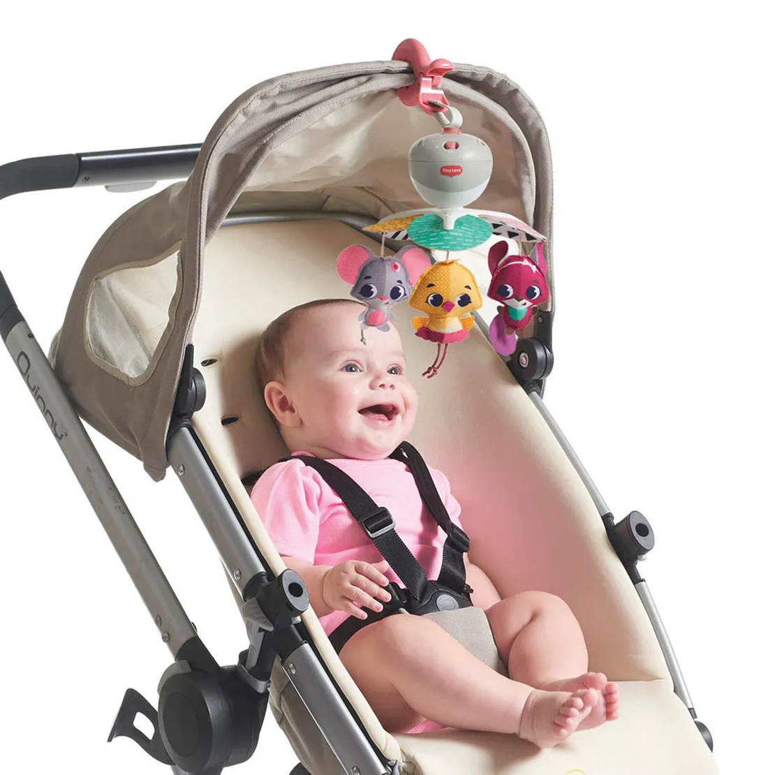 TINY LOVE Take Along Mobile Tiny Princess 3 в 1 Музикална Въртележка 0М+ TL.0206.002