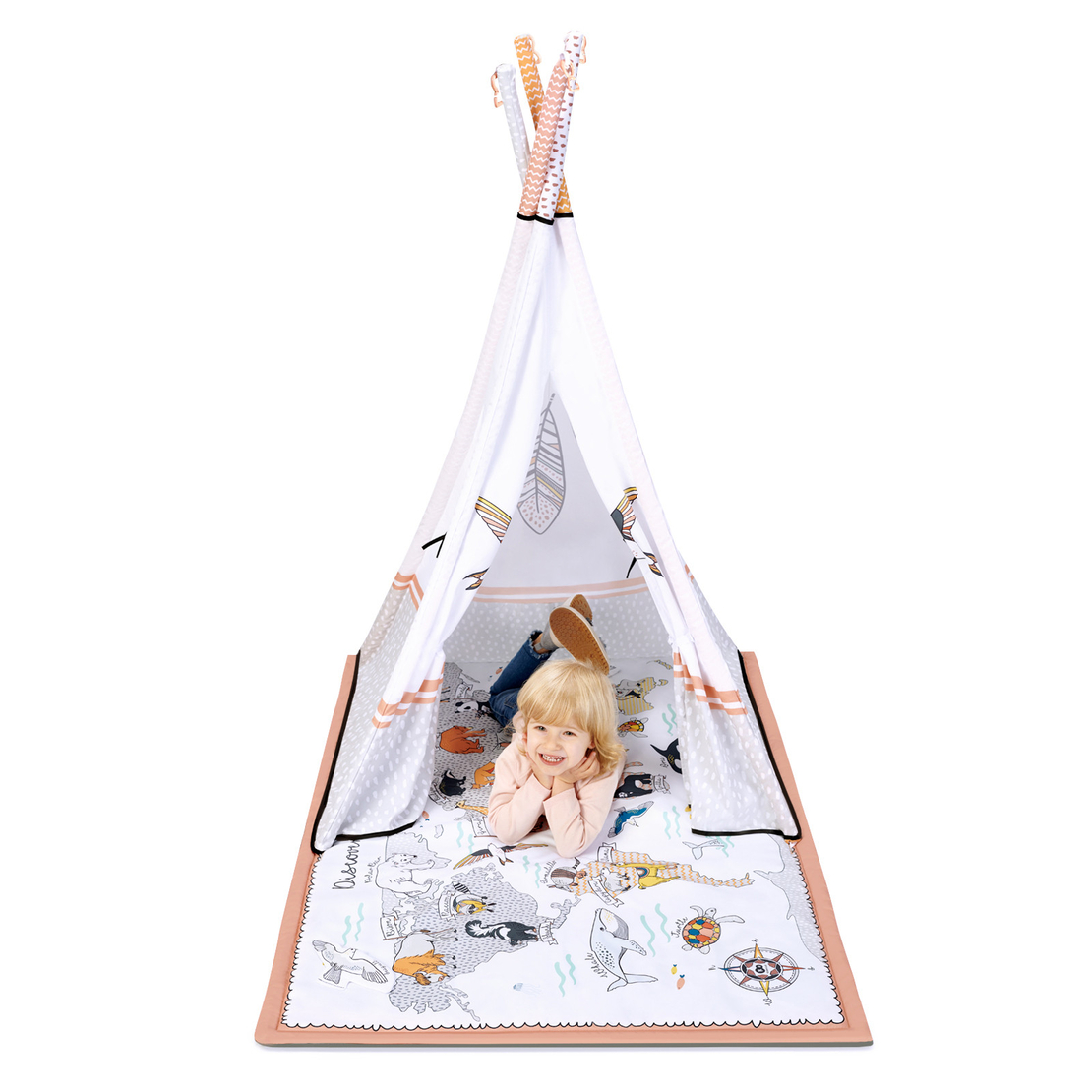 Образователна гимнастика KinderKraft TIPPY, 3 в 1 