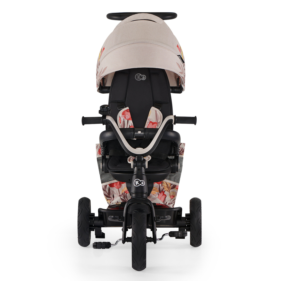  Триколка KinderKraft EASYTWIST, Бежова/птици 