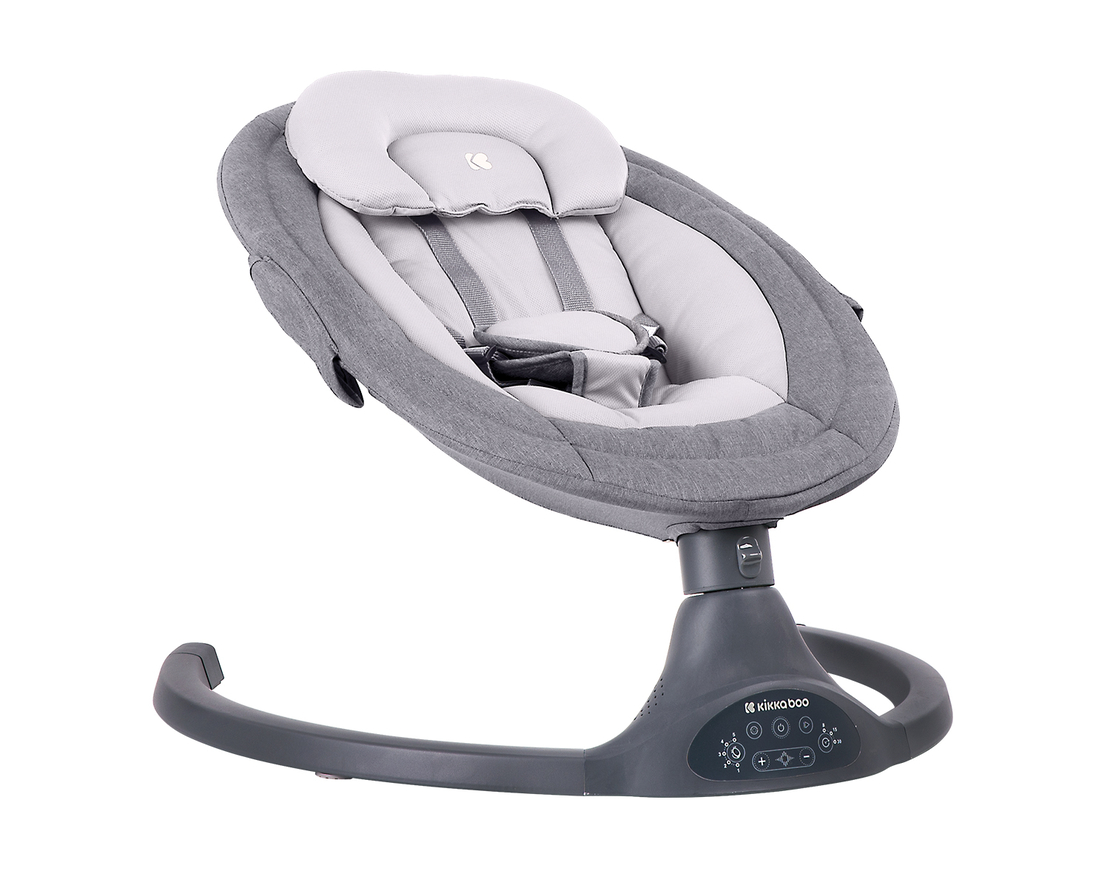KikkaBoo Електрическа люлка Codie Light Grey