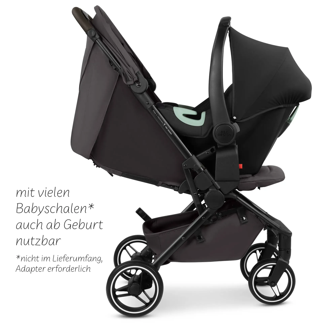 ABC Design Ping 3 Travel Trekking Falcon Комбинирана Детска Количка 2 в 1