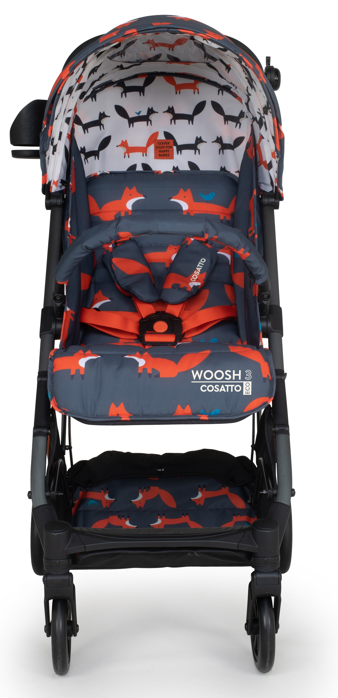 Детска количка Cosatto Woosh3 CT5056, Charcoal Mister Fox 