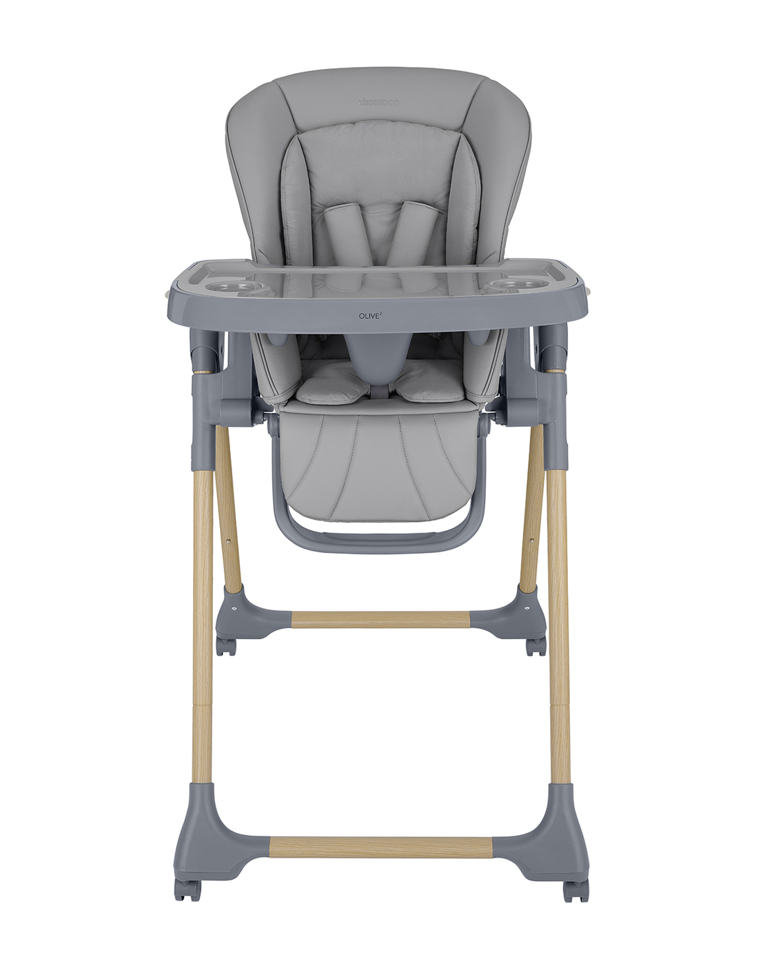 KikkaBoo Стол за Храненe Olive 2 Grey