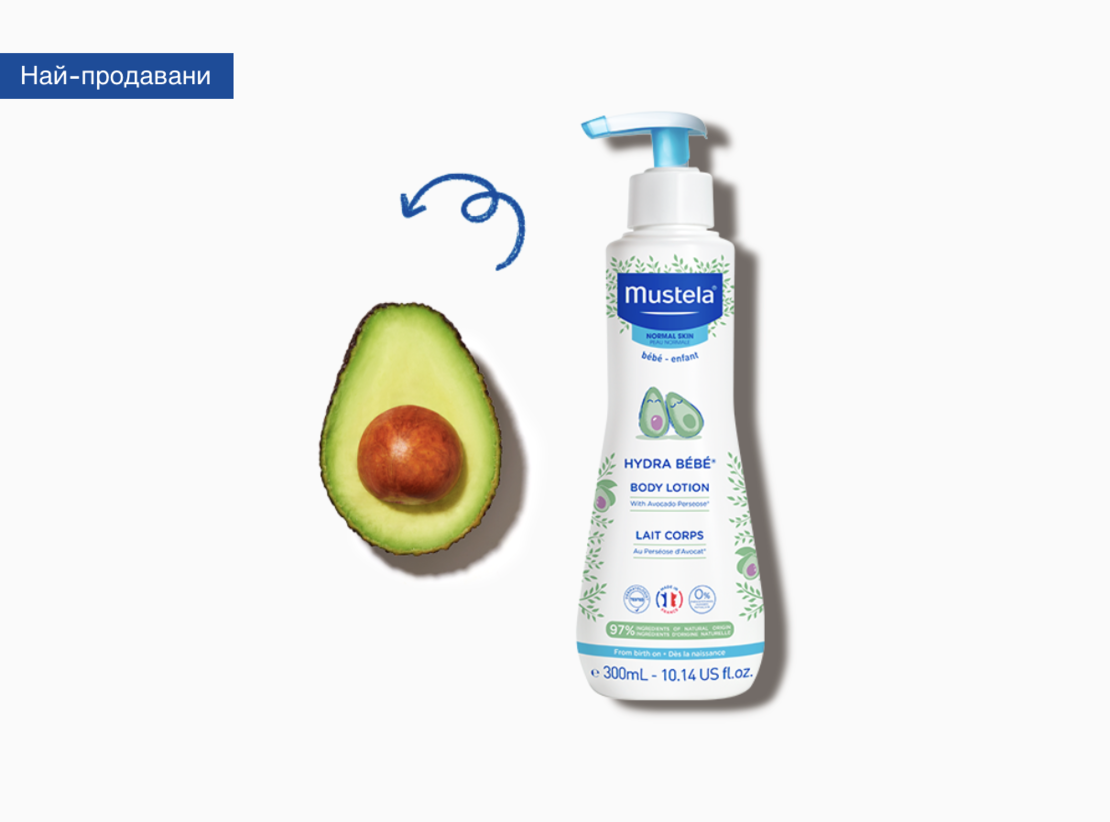 Mustela Hydra Bebe Лосион за Тяло 500 ml