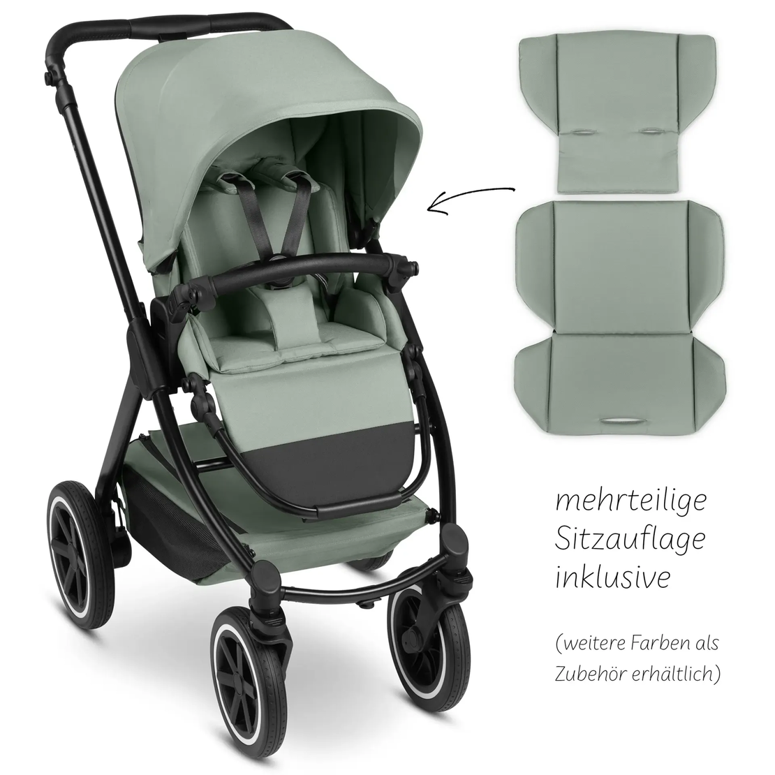 ABC Design Samba 2 Pine Комбинирана Детска Количка 2 в 1