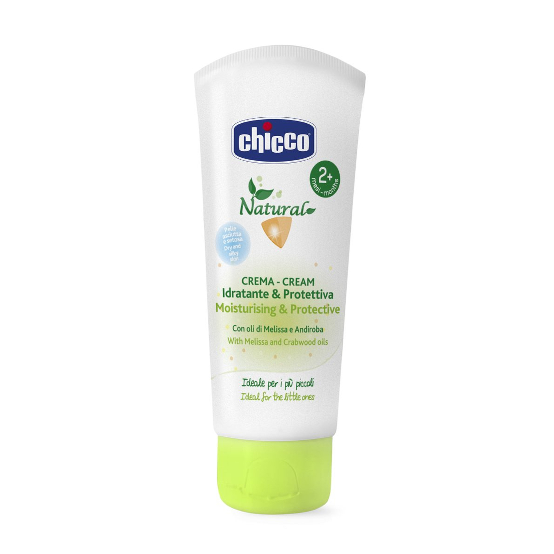 CHICCO Oвлажняващ и защитен крем NaturalZ  2м+ 100 ml