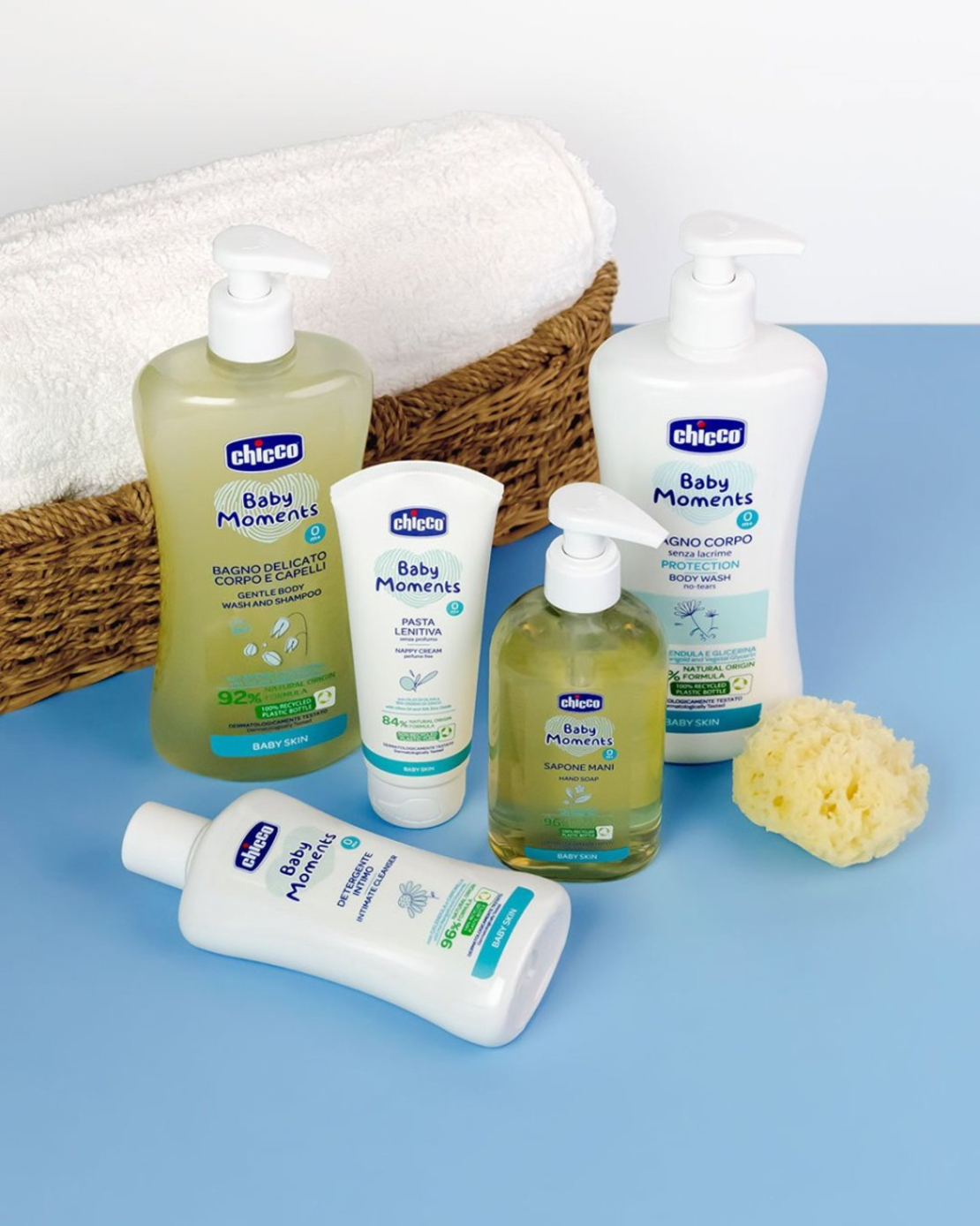 CHICCO Шампоан за коса и тяло Baby Moments 0м+ 500 мл.