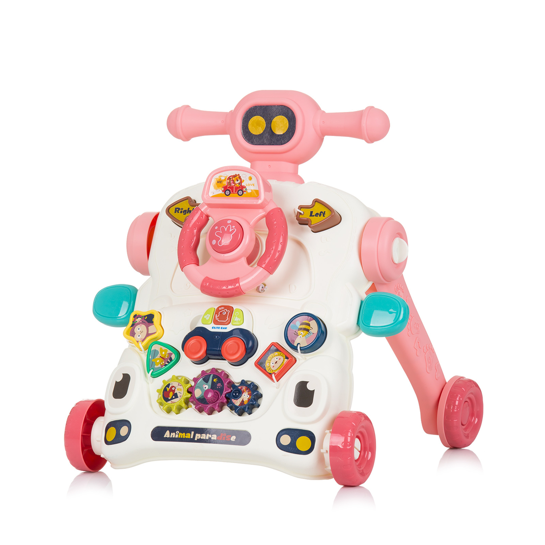 Chipolino Музикална игра на колела 3 в 1 Кола Розова
