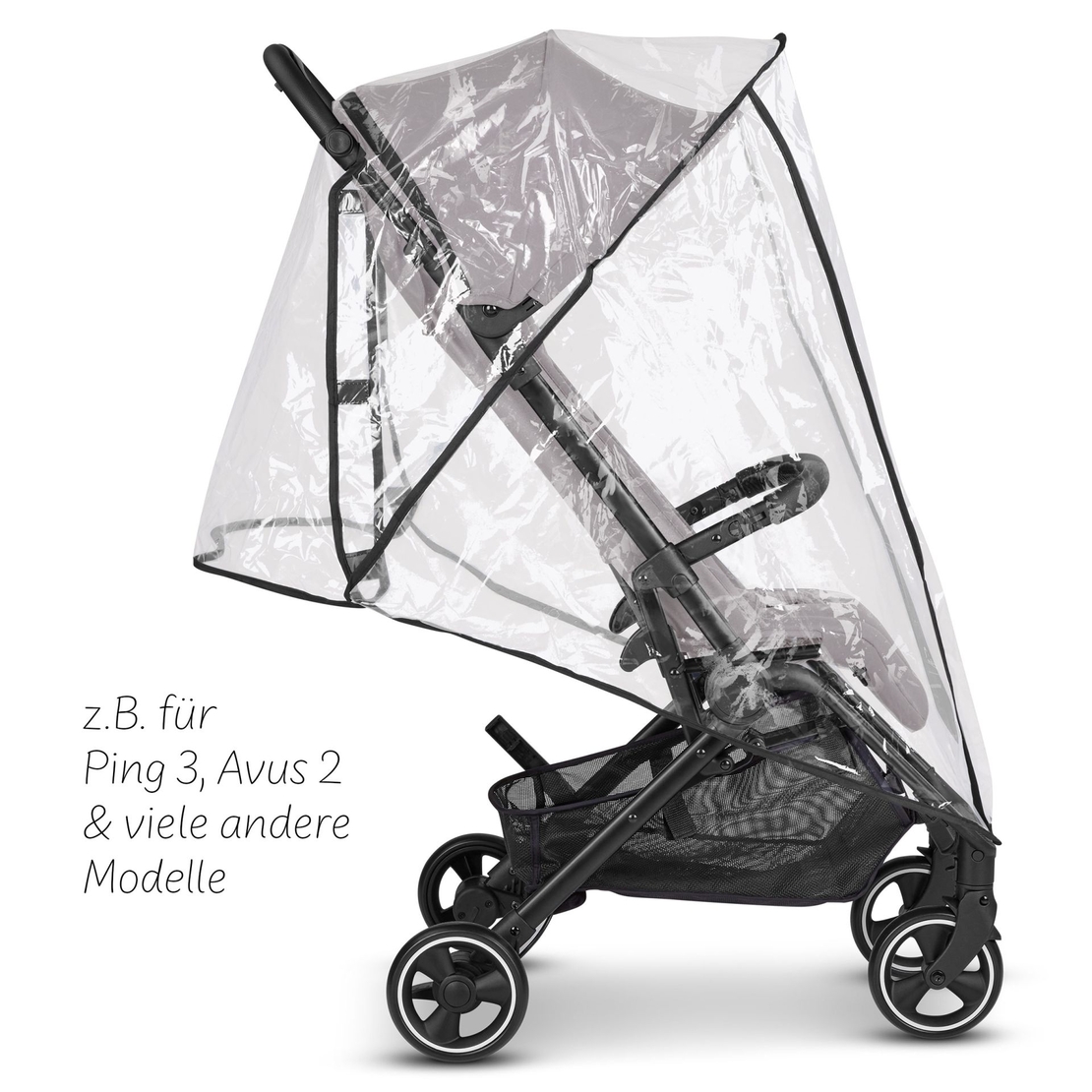 ABC Design Rain Cover for Avus Дъждобран с Цип за Детска Количка