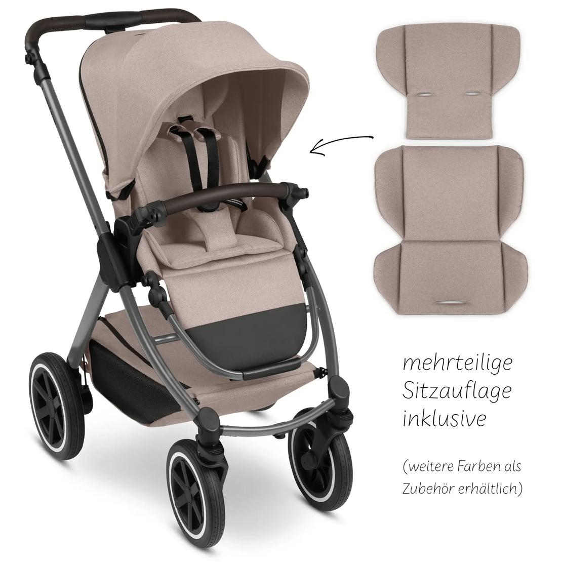ABC Design Samba 2 Camel Комбинирана Детска Количка 2 в 1