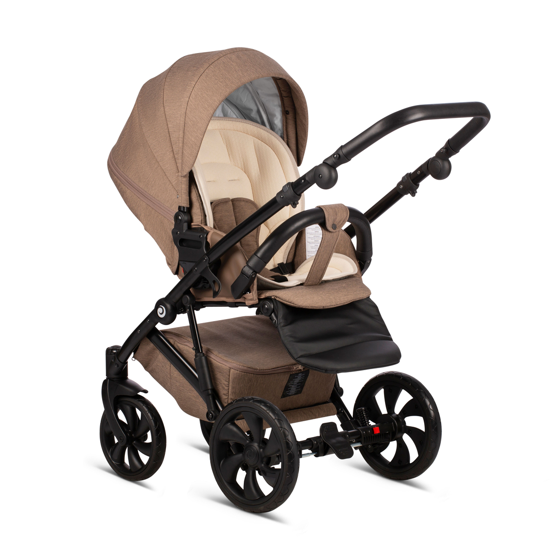Tutis Zippy 158 Кафява Комбинирана Детска Количка 2 в 1