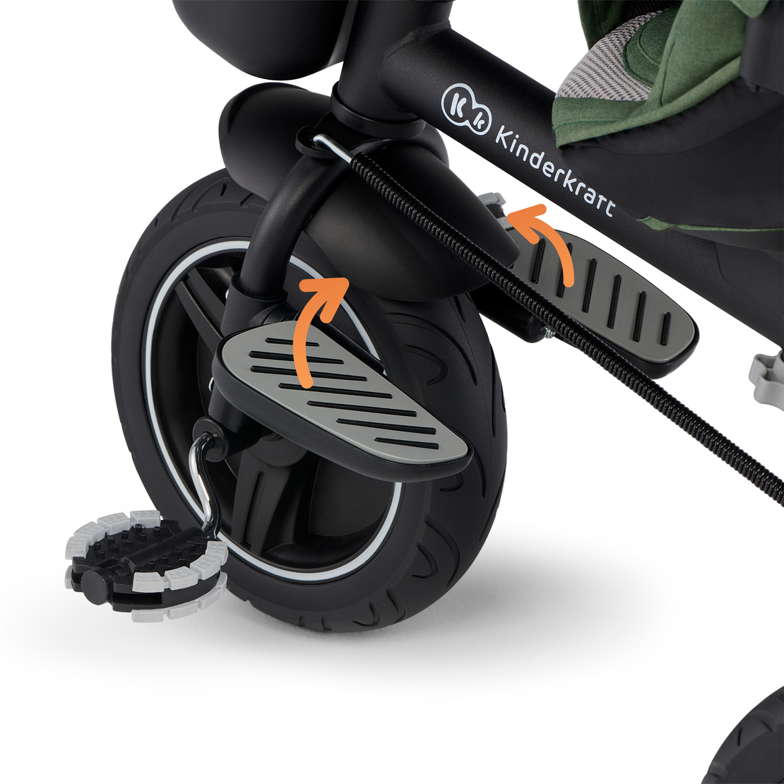  Триколка Kinderkraft SPINSTEP, зелена 