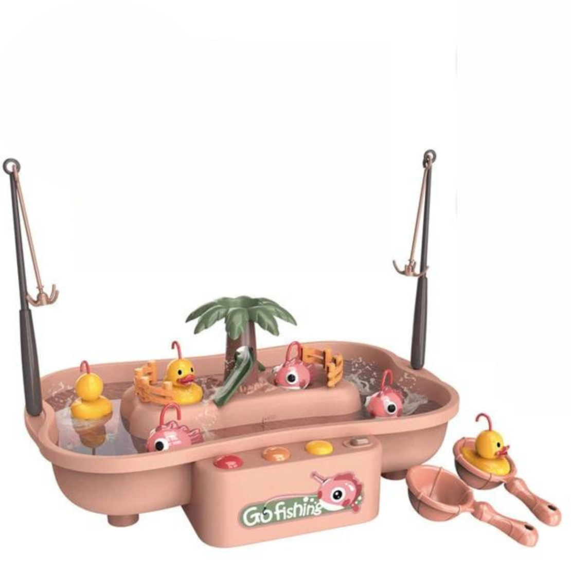  Комплект за риболов Buba Go Fishing 889-194, рибки, розов 