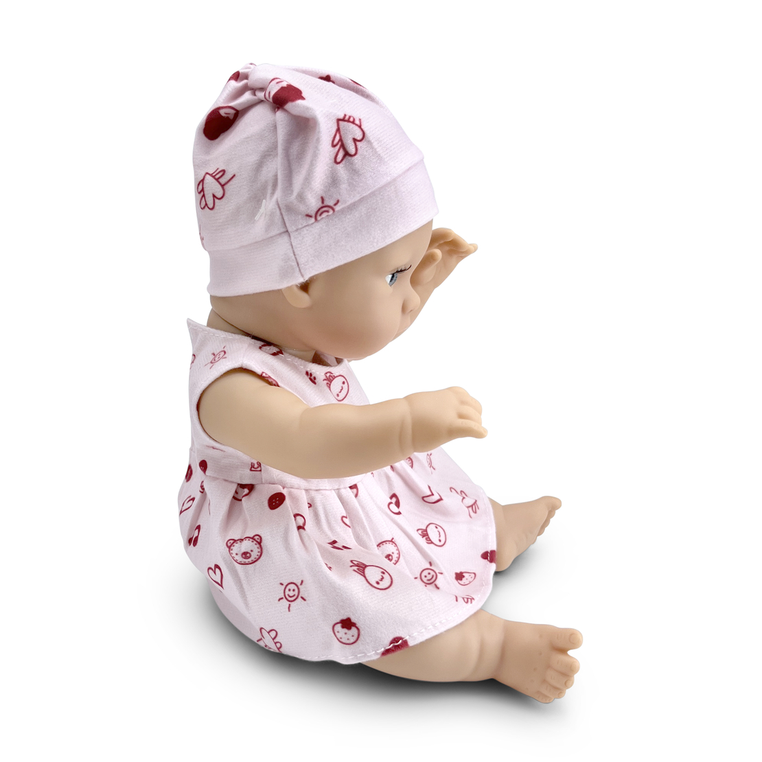 Moni Кукла 30см Bear and Baby Розова Рокля 111800