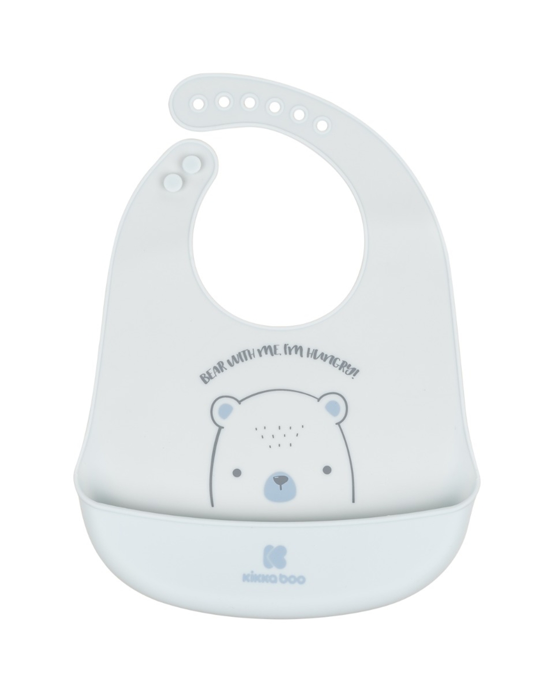 KikkaBoo Лигавник силиконов Bear with me Blue