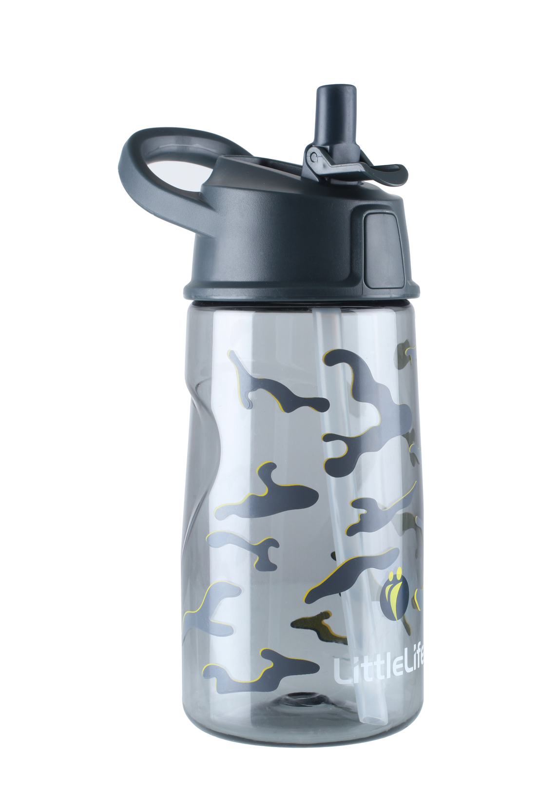  Неразливна бутилка за вода LittleLife L15150, 550мл, Черна 