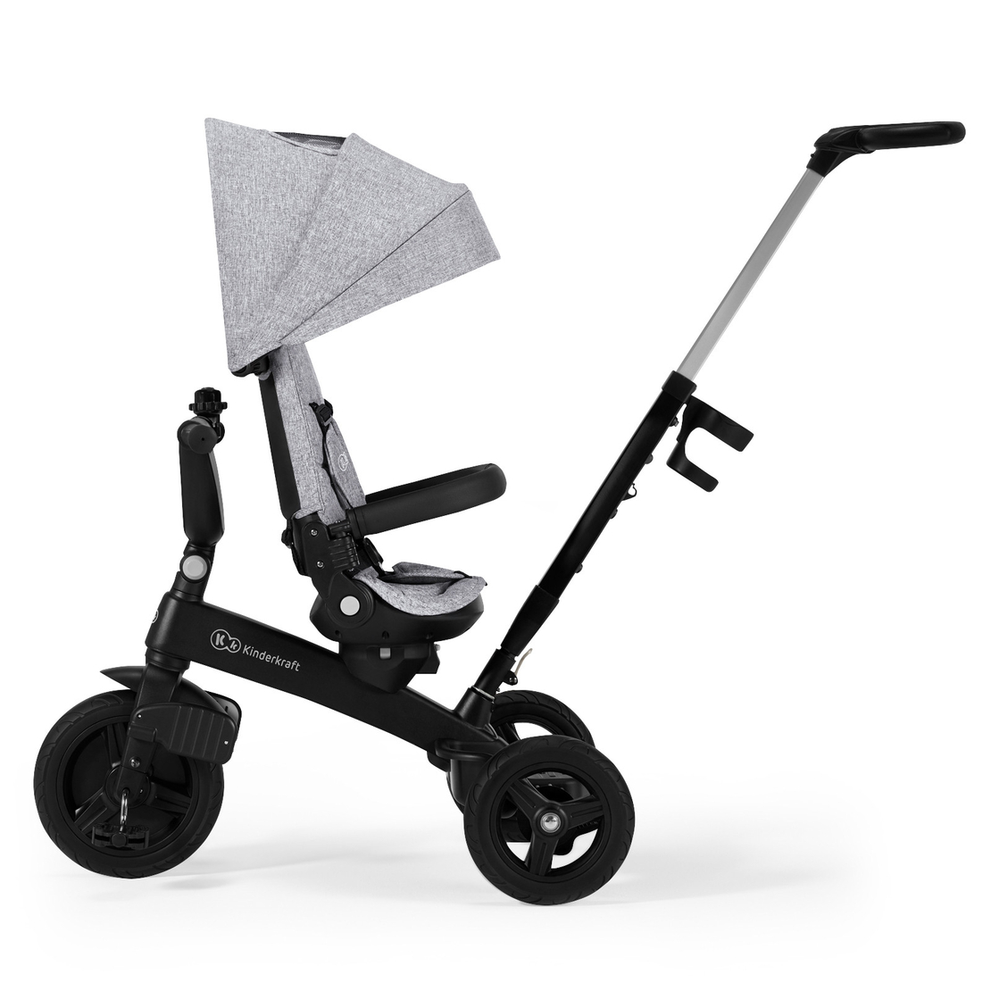  Триколка KinderKraft TWIPPER, Сива 