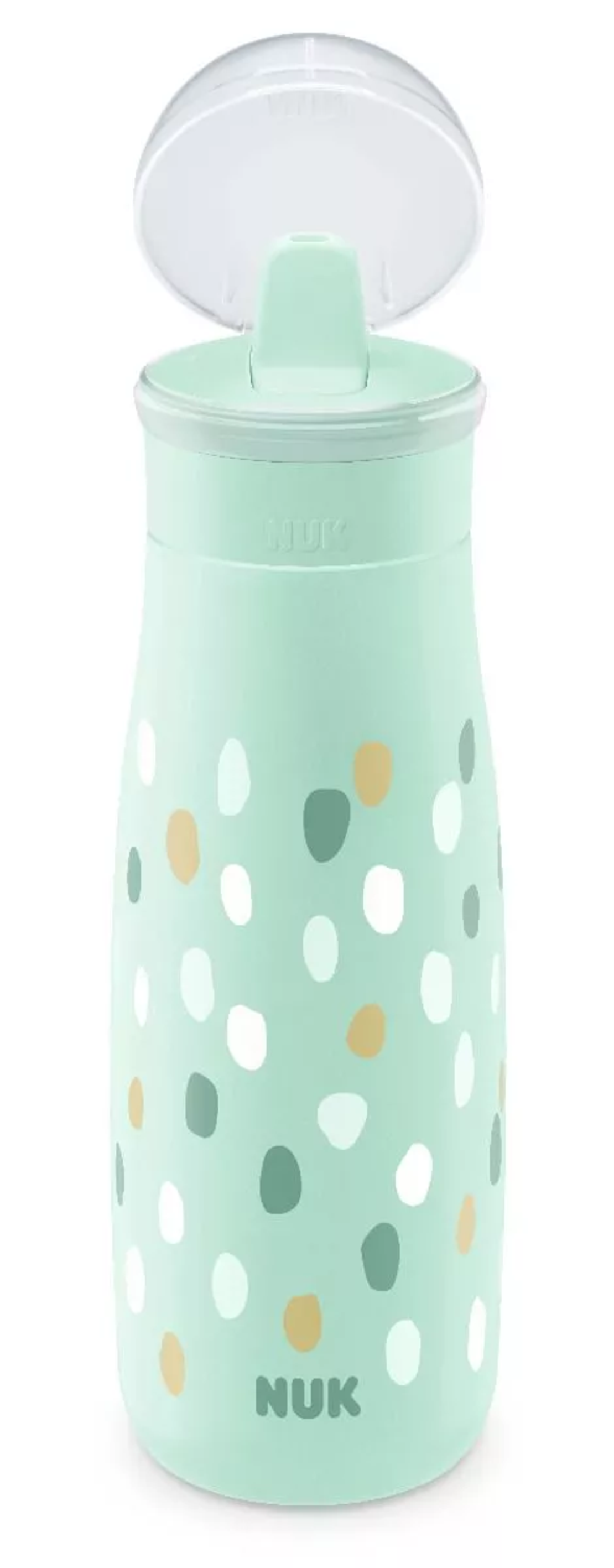 NUK Детска Чаша MINI ME FIP PP 450мл Зелена с Точки 12+ месеца