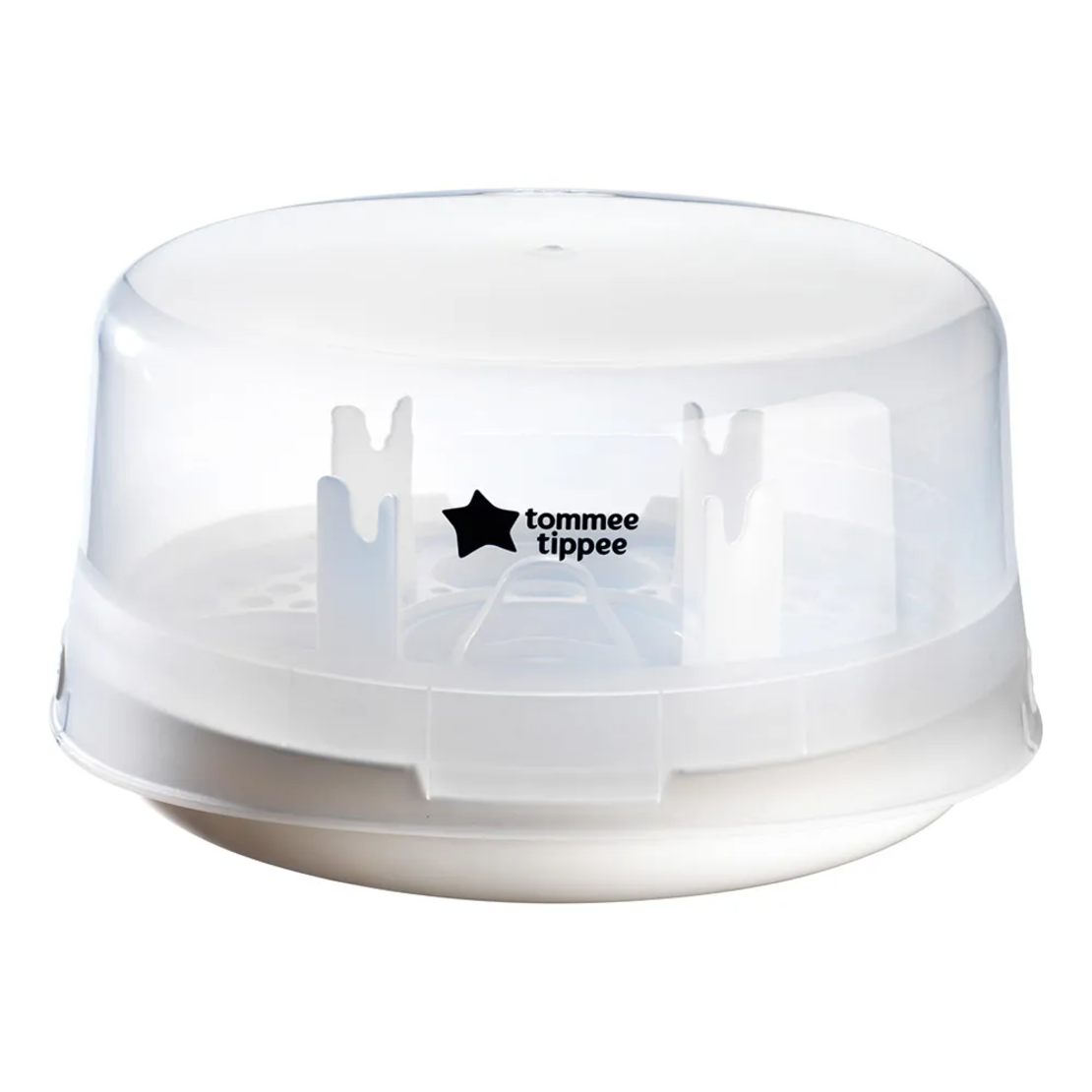 Tommee Tippee Micro Steri Парен Стерилизатор за Микровълнова Фурна с включена Ортодонтична Залъгалка 0-6м