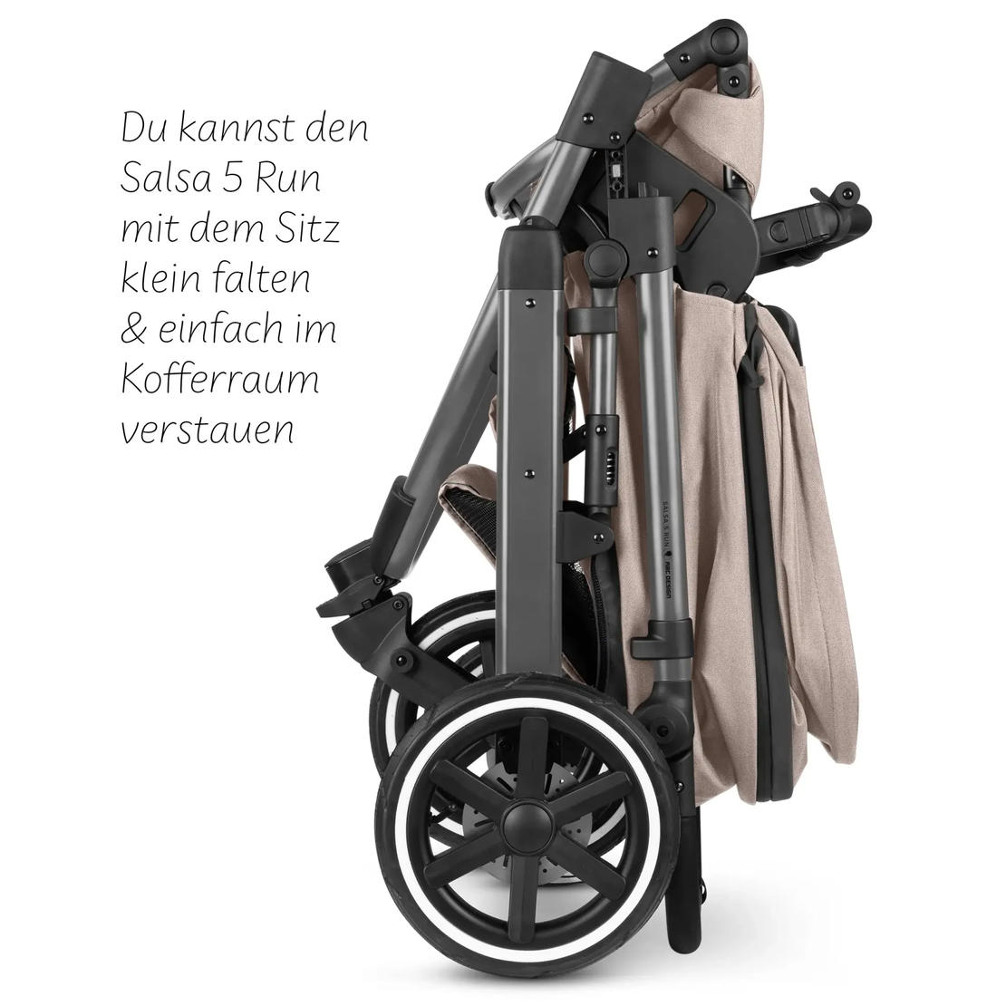 ABC Design Running Stroller Salsa 5 Run Camel Комбинирана Спортна Детска Количка