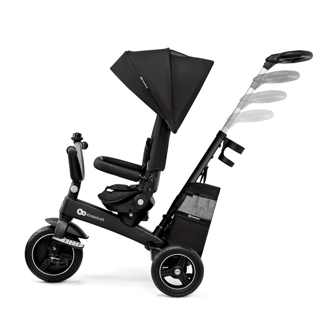  Триколка KinderKraft EASYTWIST, Черна 