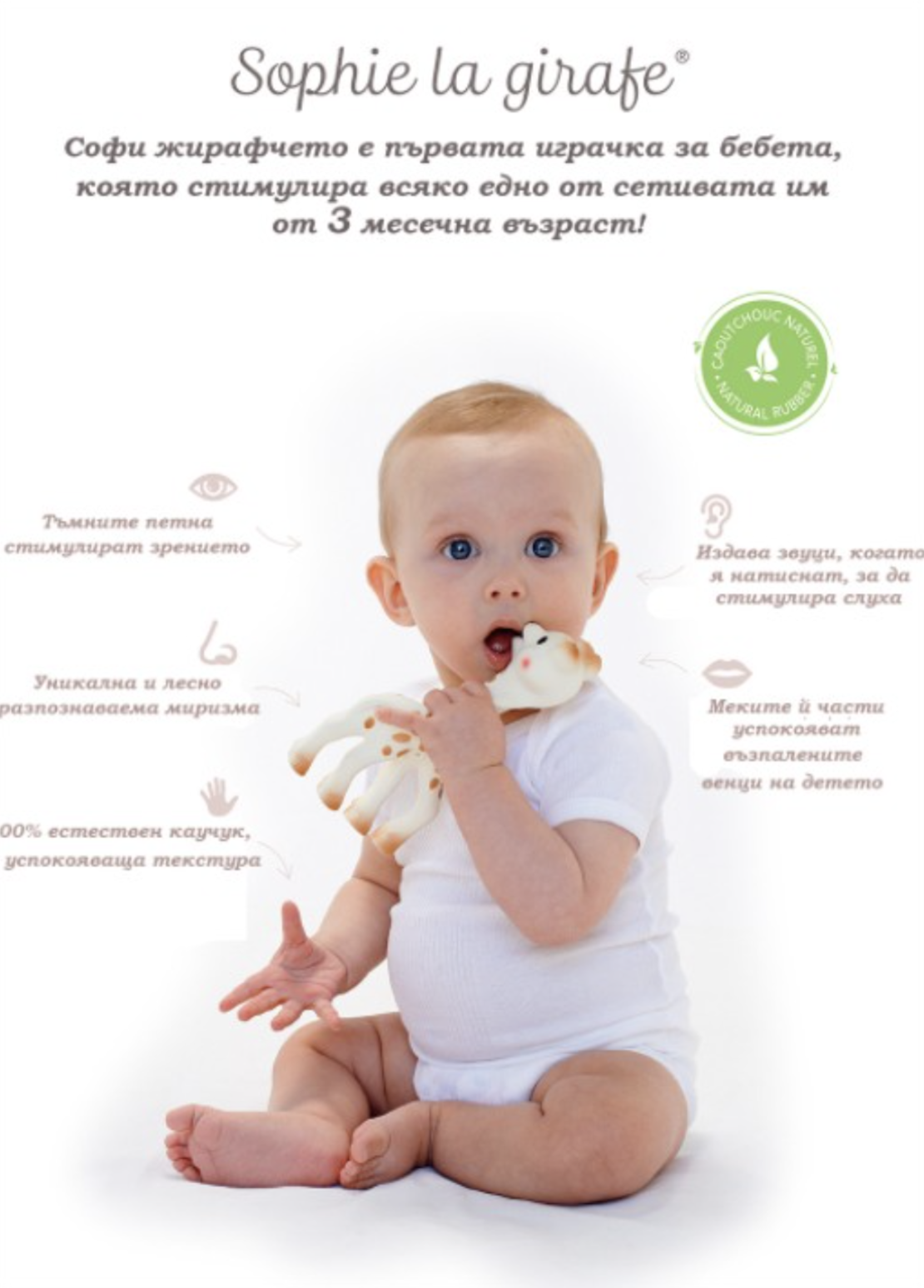 Sophie Софи Жирафчето Комплект Coffret Naissance 010324