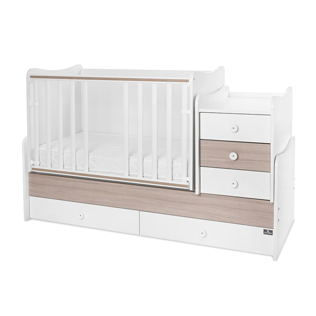 LORELLI ЛЕГЛО MAXI PLUS NEW 70/160 ЦВЯТ БЯЛО И КЕХЛИБАР