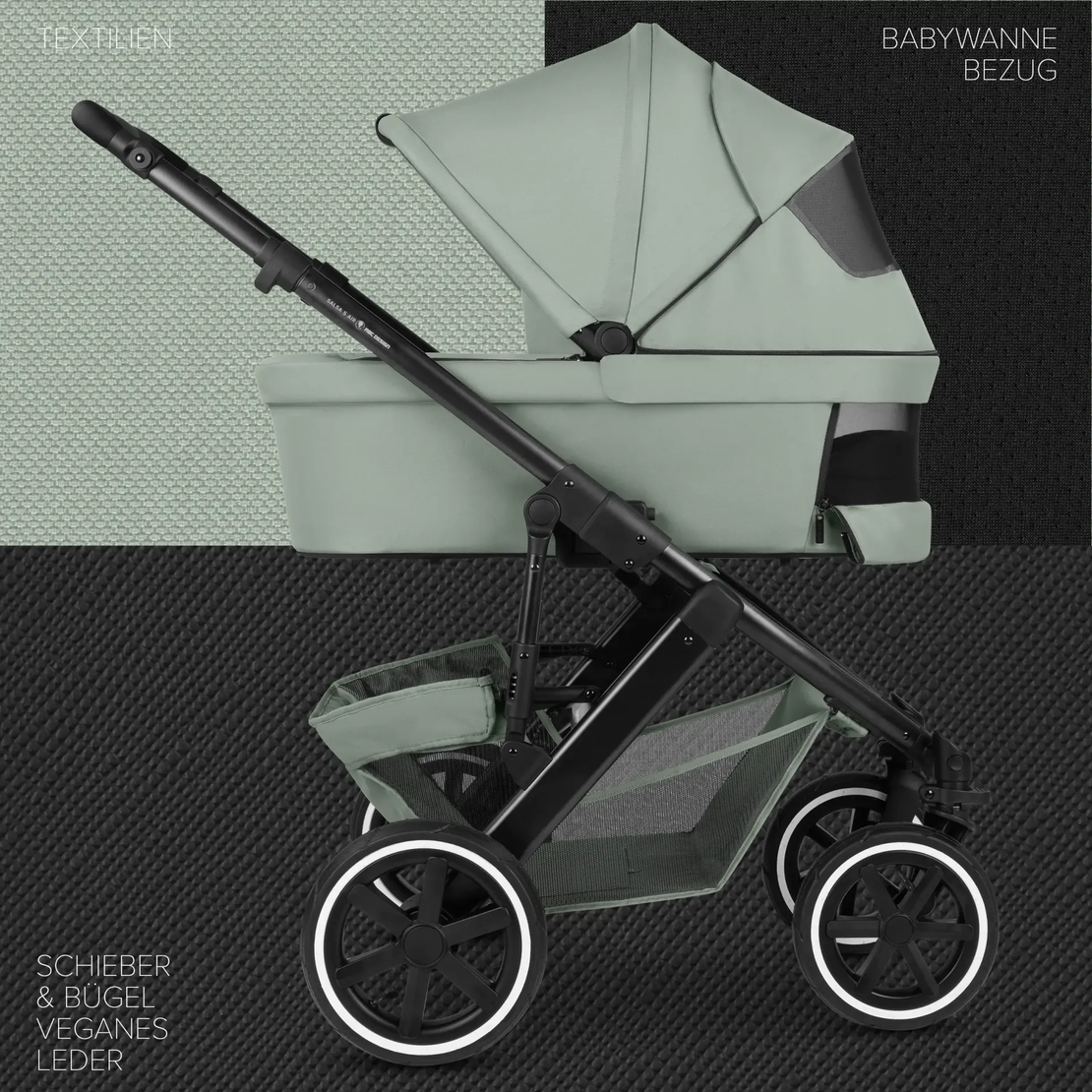 ABC Design Salsa 5 Air Pine Комбинирана Детска Количка 2 в 1