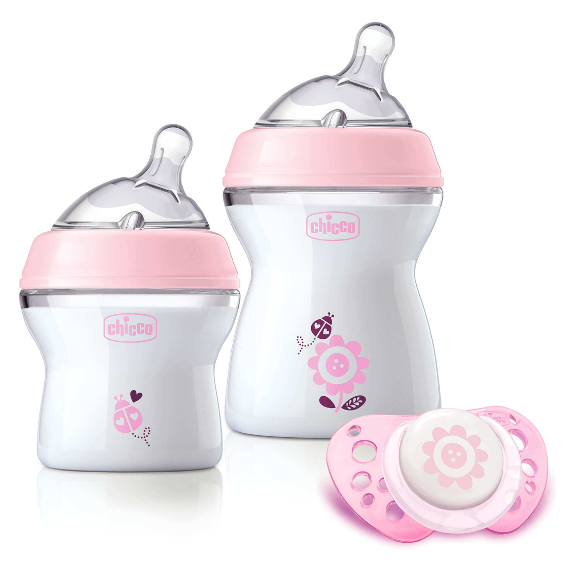 CHICCO Подаръчен комплект Natural Feeling 0м+ за момиче