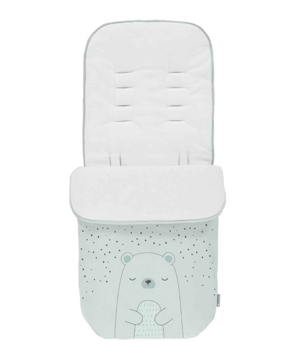 Чувалче за количка Polar Bear Mint