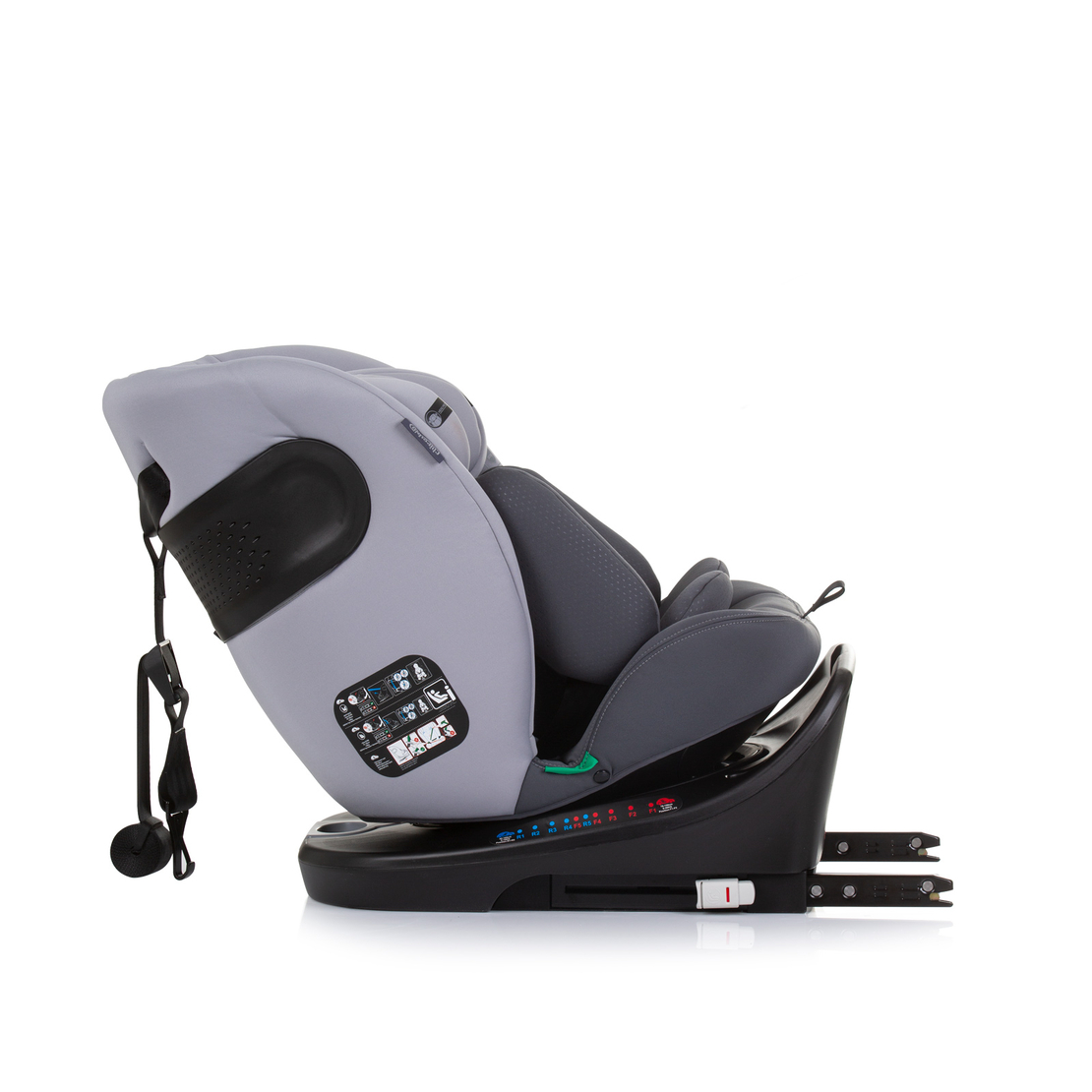 Chipolino  Столче за кола 360 I-size 40-150 MOTION Гранит