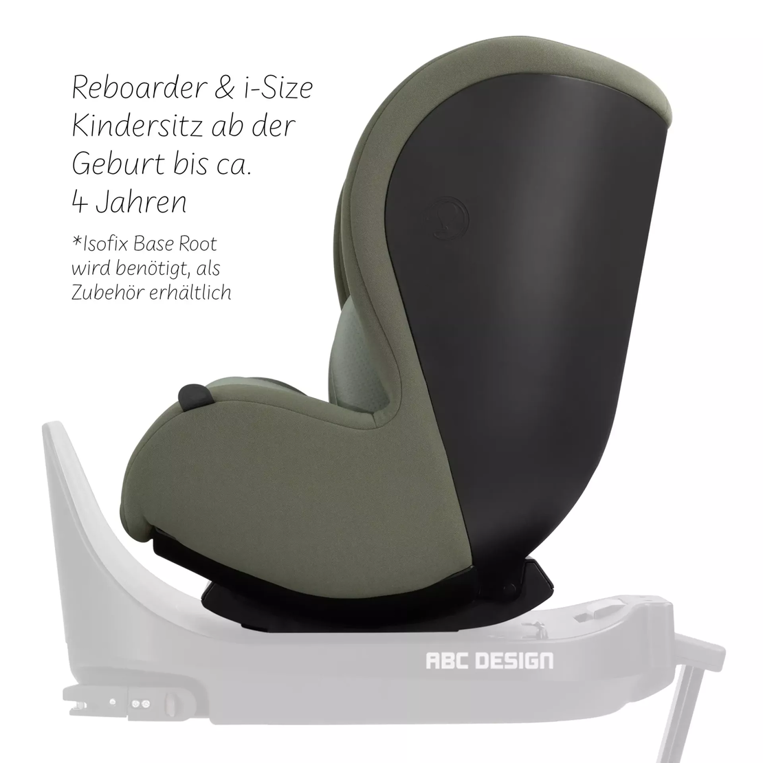 ABC Design Reboard Car Seat Lily i-Size 0 - 4 years Кош за Новородено Sage