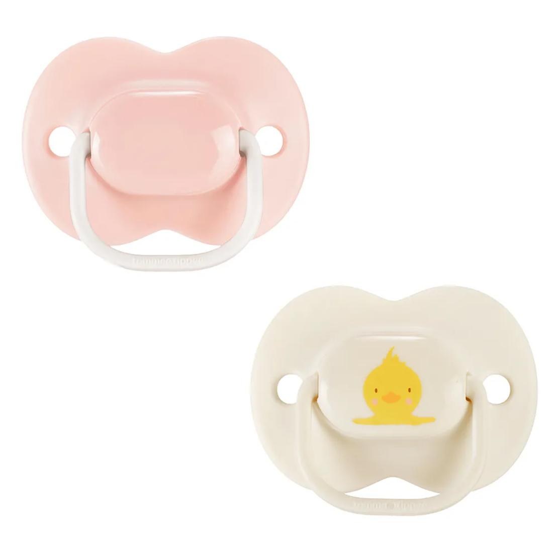 Tommee Tippee Ортодонтични Залъгалки Any Time 0-6М+ 2 Броя Розов Крем и Жълто Пате