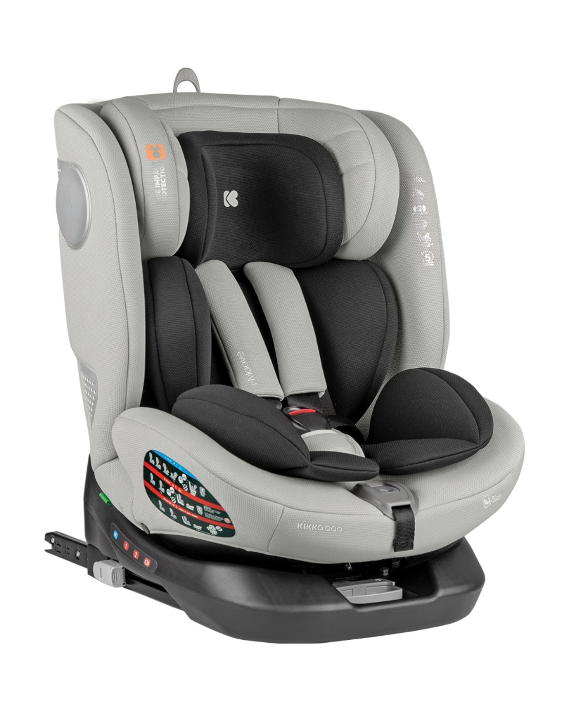 Стол за кола 40-150 см i-Moove i-SIZE Light Grey