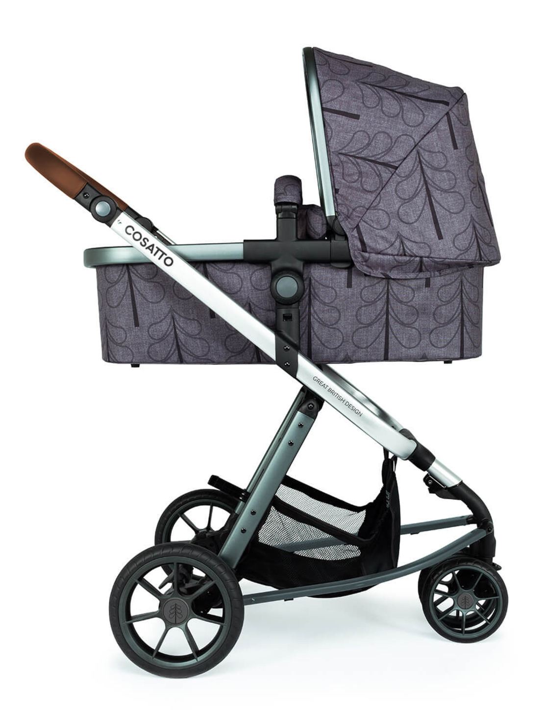Комплект количка Cosatto Giggle 3 Fika Forest 5в1, i-Size база и чувалче за крака