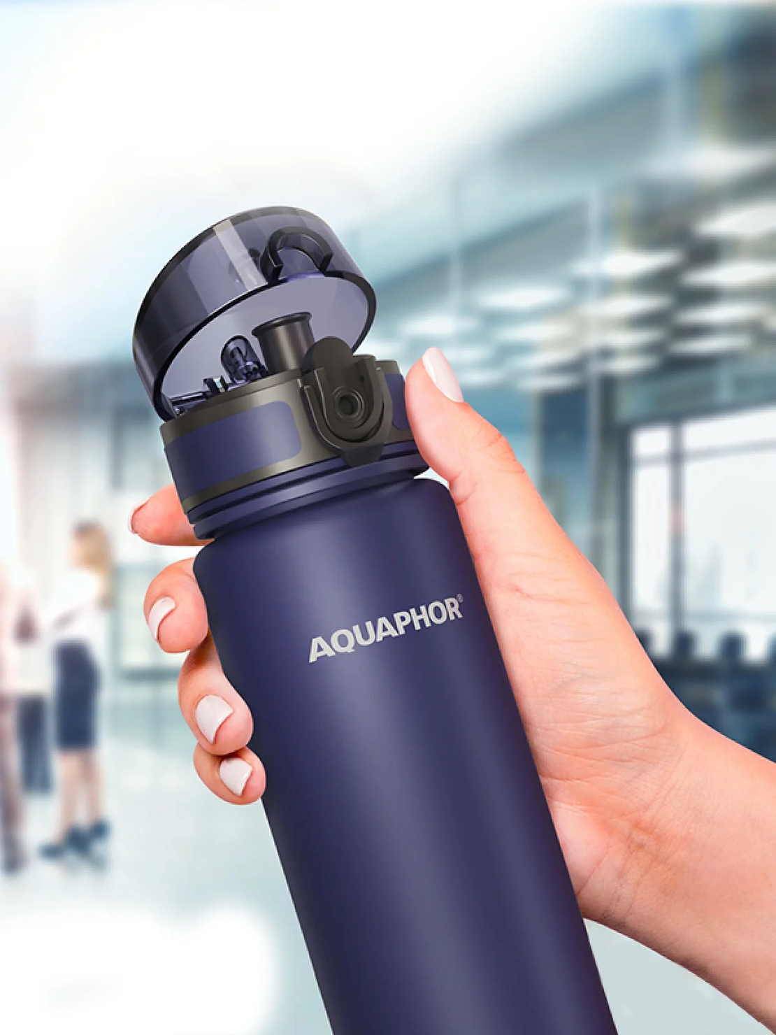 AQUAPHOR City Бутилка Филтрираща Кобалт 500мл