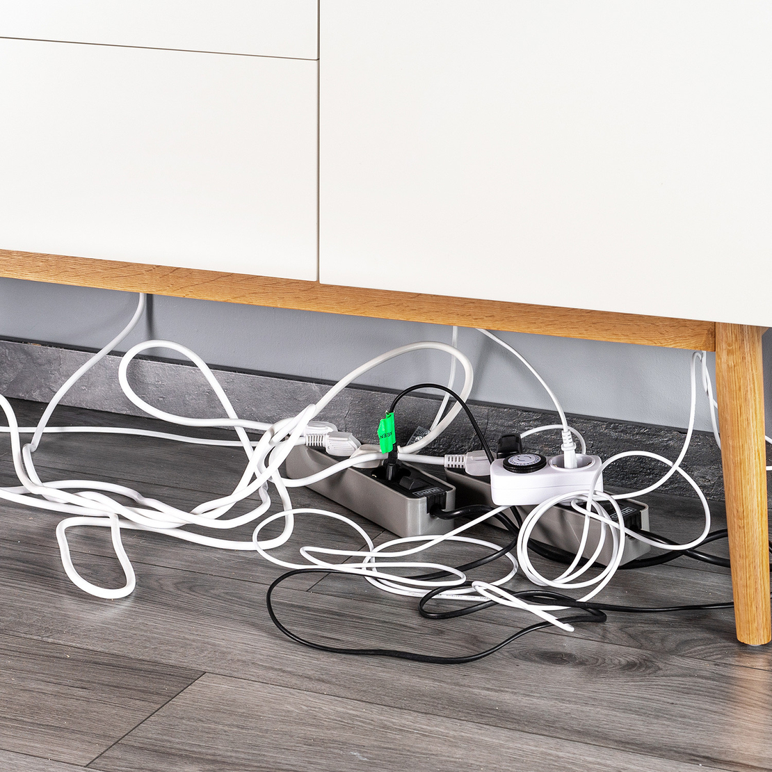  Кутия за кабели Reer CableGuard 78020, Бяла 